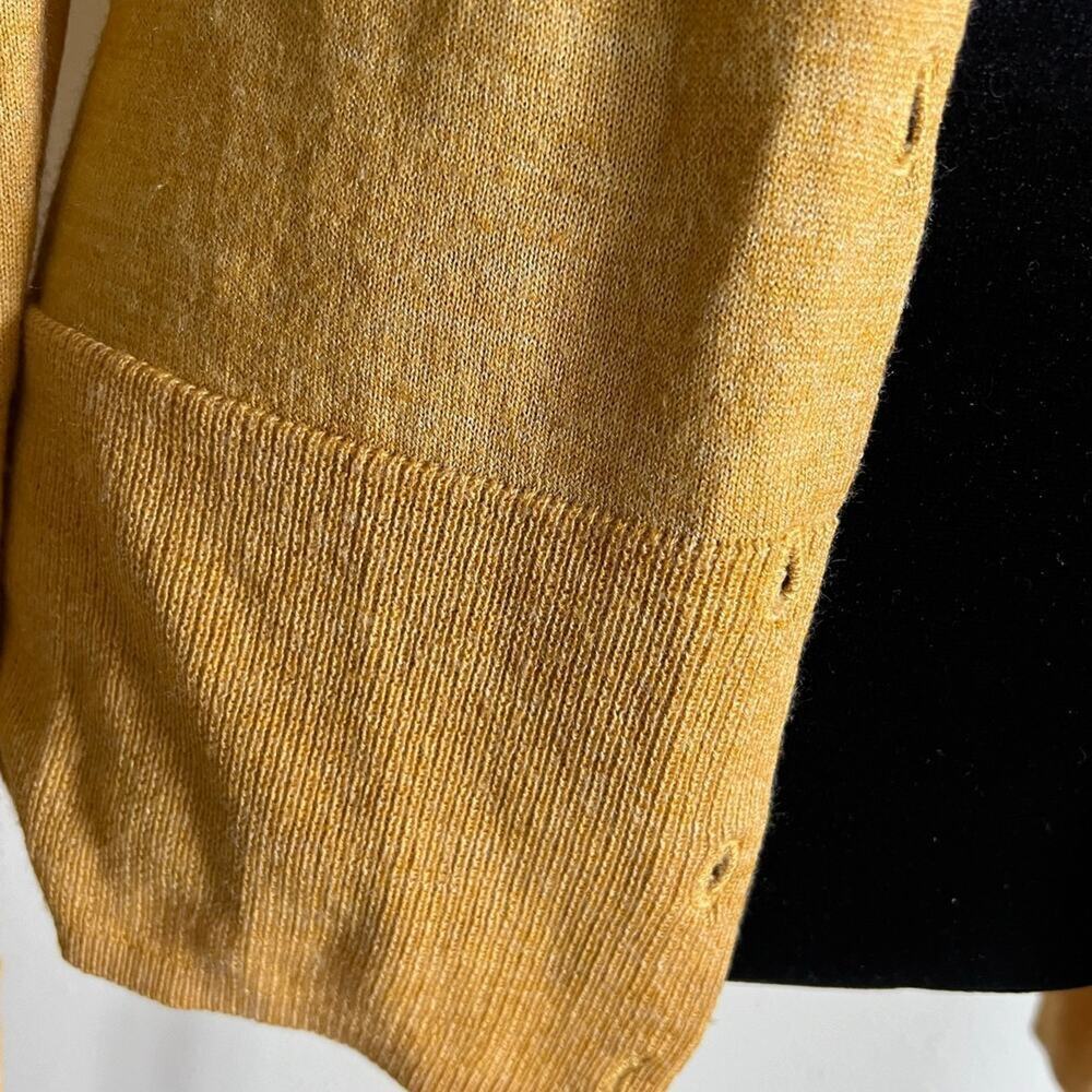 The Limited Mustard Button Down Cardigan, Women's size M - Picture 3 of 9